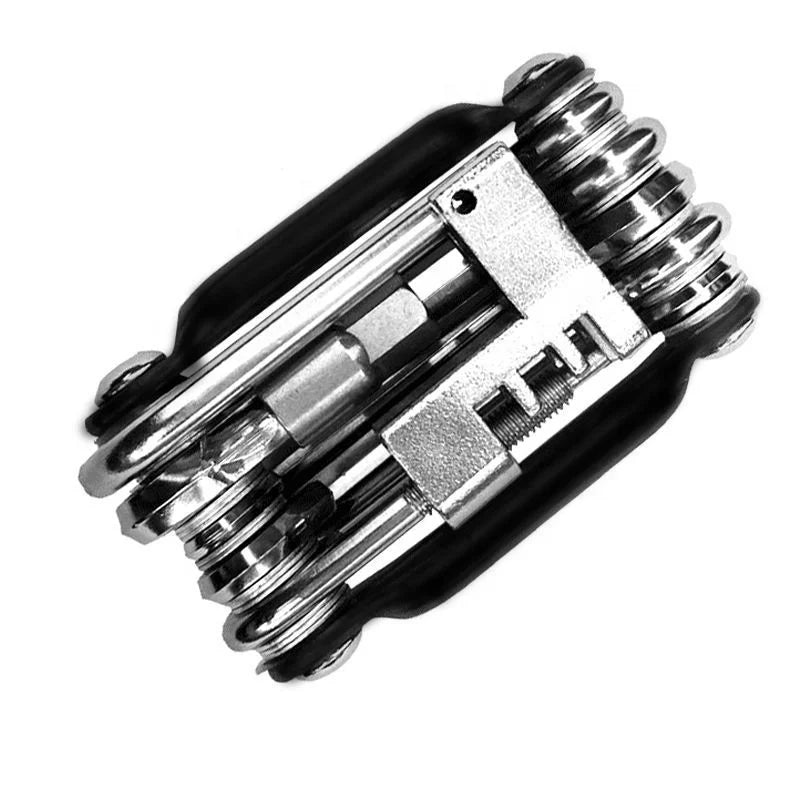 Multifunction Bicycle Mechanic Repair Tool Kit Set Carbon Steel 11in1 177g Lightweight Convenient Steady for Road Mountain City