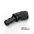 Auto Parts Aluminum 30 Degree Uninterrupted One Piece AN10 Push on Full Flow Fitting