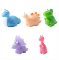 3D Cartoon Resin Miniature Dinosaur Triceratops Tanystropheus Spinosaurus Zoo Play Kid Toys Kawaii Animal for Children Bath Bomb