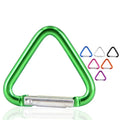 OEM/ODM Baichao #4 34MM Aluminum Alloy Triangle Shaped Anodic Oxidation Heavy Industry Mining Carabiner Key Chain Clip