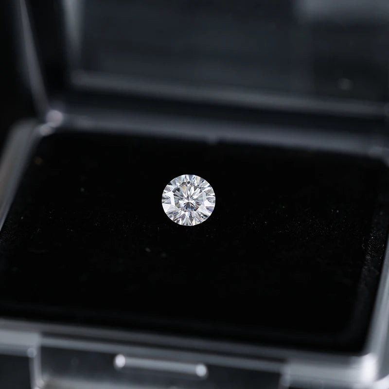 Factory Direct Round Brilliant Cut Loose Moissanite Stones 3mm to 18mm Sizes for Jewelry Setting