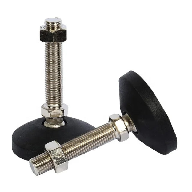 Dia 60 Base M12 M16 Industrial Adjustable Nylon Leveling Feet for Table Use Workshop Furniture Legs