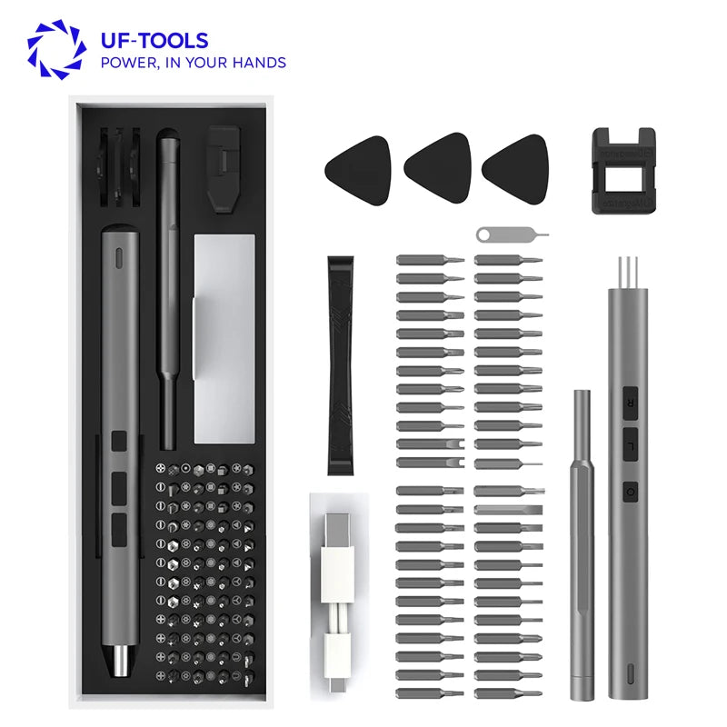 US 57 in 1 Mini 3.6V Li-ion Cordless Impact Drill Power Screw Drivers Rechargeable Battery Screw Drivers