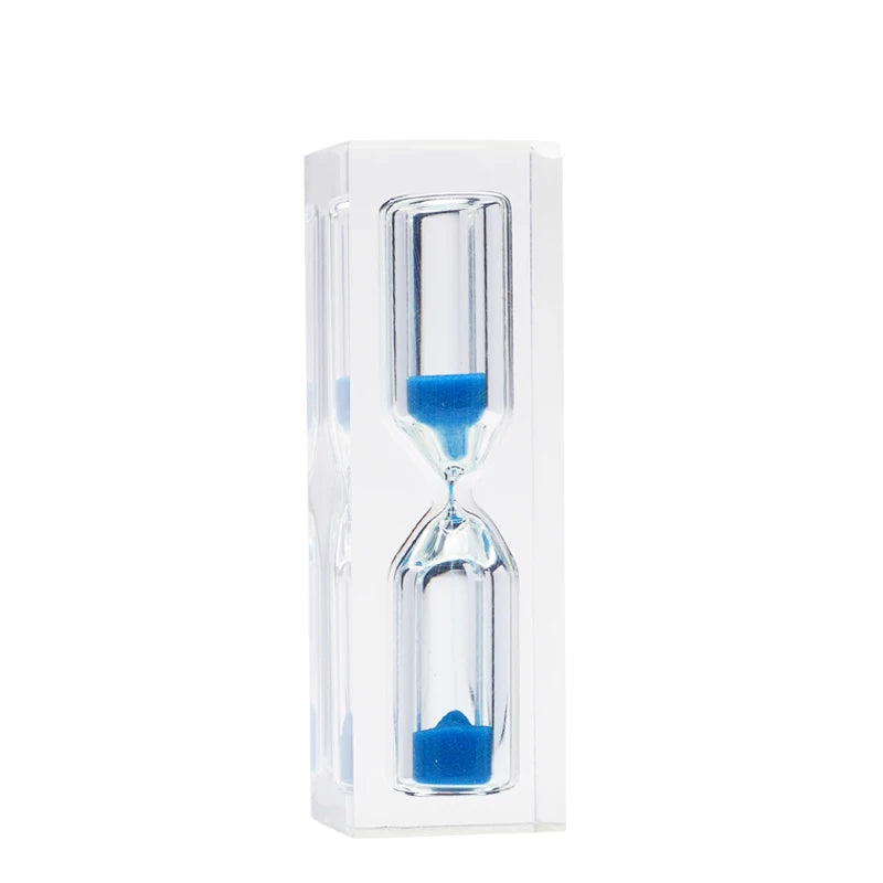Wholesale Traditional Birthday 5 Minute Broken-resistant Glass Hourglass Creative Resin Craft Timer Little Gift