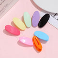 Hot Selling Macaron Color Hair Claws Stylish Simple Water Drop Shape Plastic Hair Clips for Spring Summer New Fashionable Design