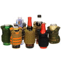 Adjustable Beer Vest Beverage Cooler Tactical Mini Molle Drink Holder Beverage Cooler Jacket for Cans or Bottles Decor