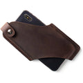 Vintage Men Leather Mobile Phone Bags Belt Loop Phone Case Leather Belt with Pouches Custom Leather Mobile Phone Case
