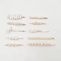 Wholesales Nature Baroque Pearl Bobby Pin New Women Handmade Natural Freshwater Pearl Hair Clipsreal Gold Plating Nickle Free