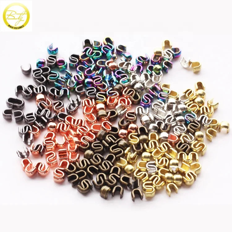 Rainbow Nylon Zipper Sliders Custom Zipper Top Stop Zipper Pin Box