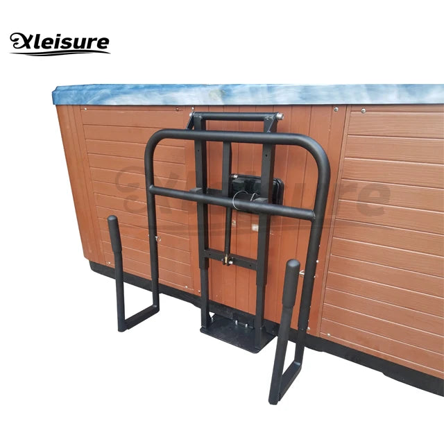 Customized Anti-Rust New Black Spa Cover Lift Aluminum Alloy Hot Tub Cover Lid Lifter for Outdoor Use