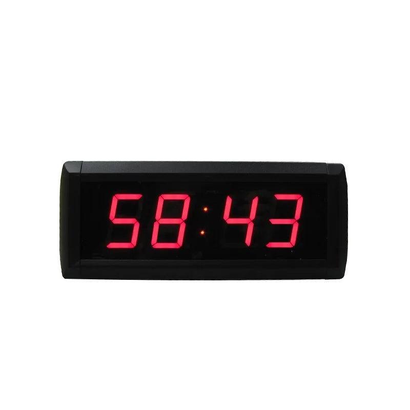 Multiple Usage Countdown Countup Clock 1.8 Inch Digit Display LED Electronic Digital Timer for Gym Fitness Office Meeting Timing
