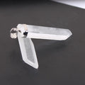 HUIYING Cross Pendant Multi Gemstone Women Jewelry Cleasr Quartz