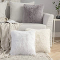Sea lion Velvet Double-sided Long Hair Solid Color Plush Sofa Embrace Pillowcase Cushion Cover