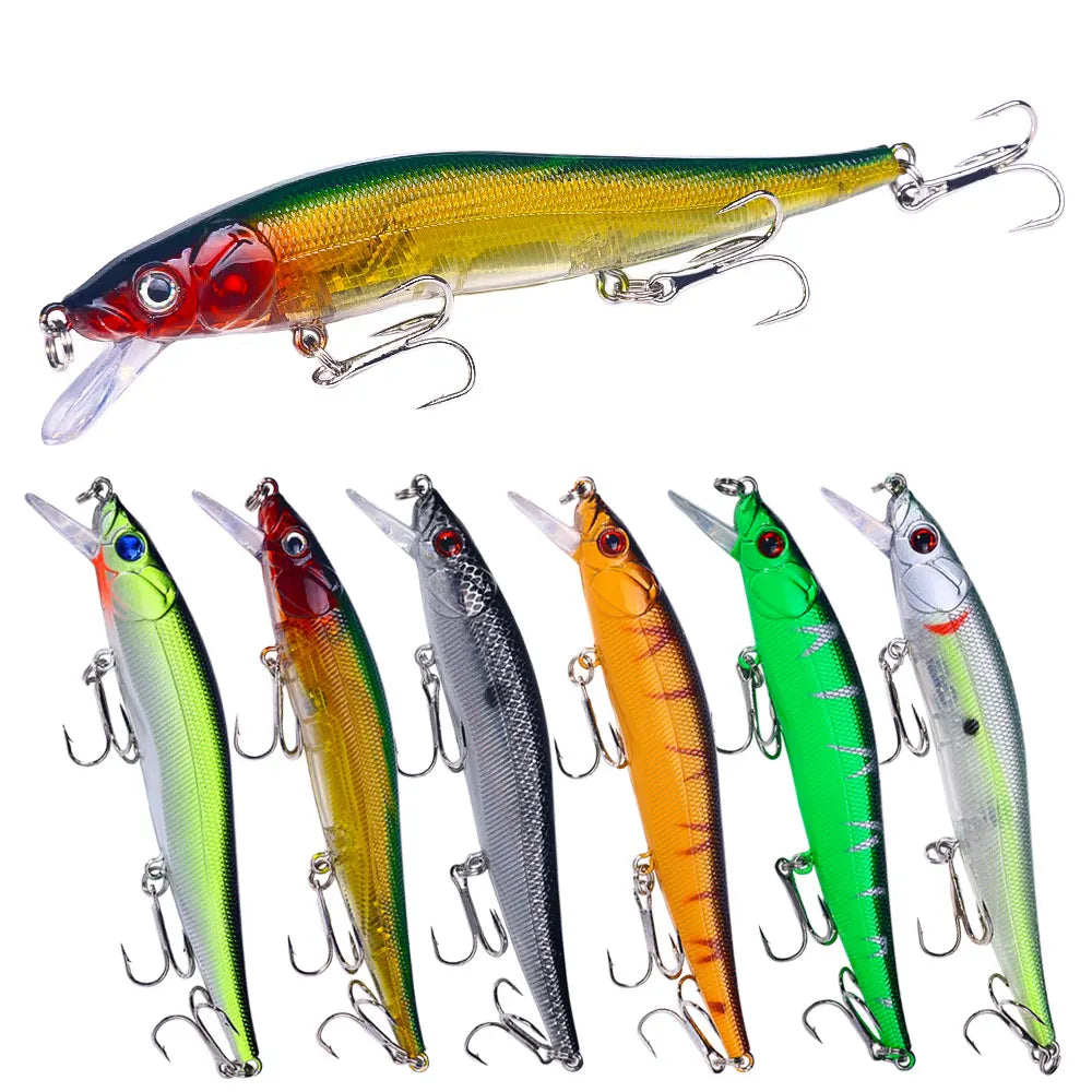 Wholesale MI169 12cm 13.6g Artificial Hard Stick Baits Saltwater Sinking Minnow Fishing Lures