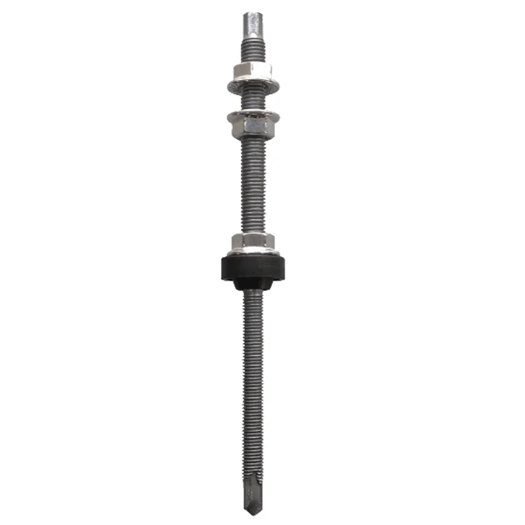 Wholesale Factory-Made M10*200 Hanger Bolt for Steel Beam Metal Roof Mounting System for Solar Mounting System