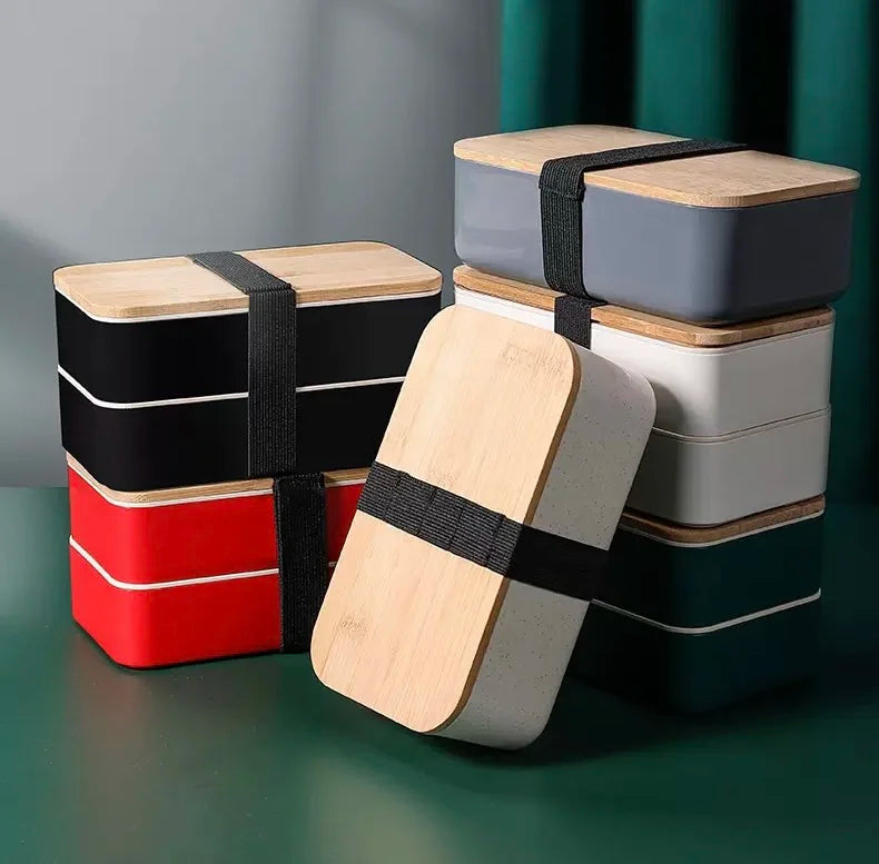 OEM Airtight Wholesale Unique  Cheap Food Custom Plastic Eco Friendly Lunch Japanese Bento Box
