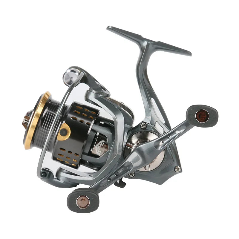 Wholesale  Spinning Reel 3+1BB 2000-7000 Metal Spool 15 Kg Drag Saltwater Spinning Fishing Reel