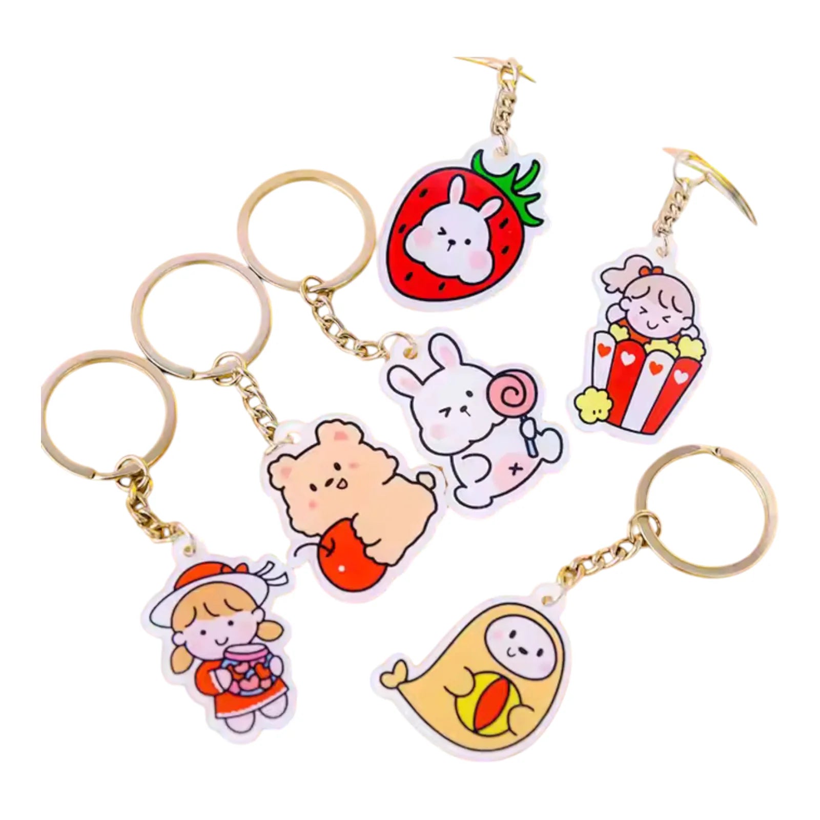 Custom Acrylic Keychain Manufacturer Printed Personalized Acrylic Shaped Keychain for Gift