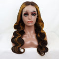 Cheap P2/30 Highlight Glue Less Human Hair Wigper Plucked Cambodian Raw Hair Wig hd Lace