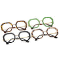 Fashion Custom Polygonal Sunglasses Plain Mirror Vintage Retro Sunglasses for Men and Women