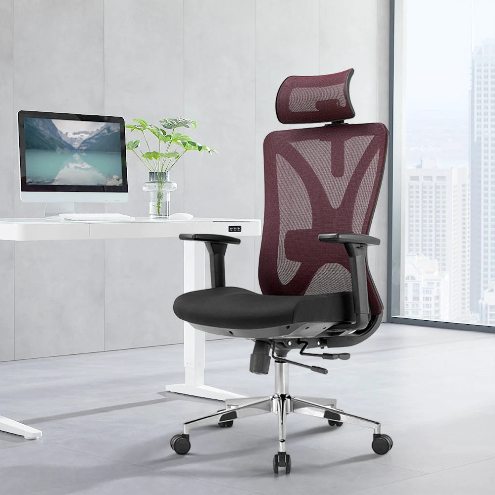 NOEL Wholesale Price Reclining Office Chairs for Office Used High Back Office Chair Adjustable Mesh Swivel Chair