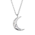 Kalen Romantic 670mm Stainless Steel Necklace With Moon/Stone Charm Pendants for Men&Women