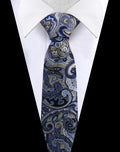 2024 Shengzhou Handmade Neck Ties for Men Polyester Jacquard Floral Paisley Polk Dot Stripe Mens Necktie for Business Dress