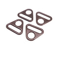 Wholesale Gunmetal Zinc Alloy Adjuster Triangle with Bar Swivel Clips D Ring Buckles For Purse Handbag