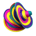 Wholesale Popular Big Mexico Party Customized Paper Sombrero Hats for Outdoor Casual Travel Fishing