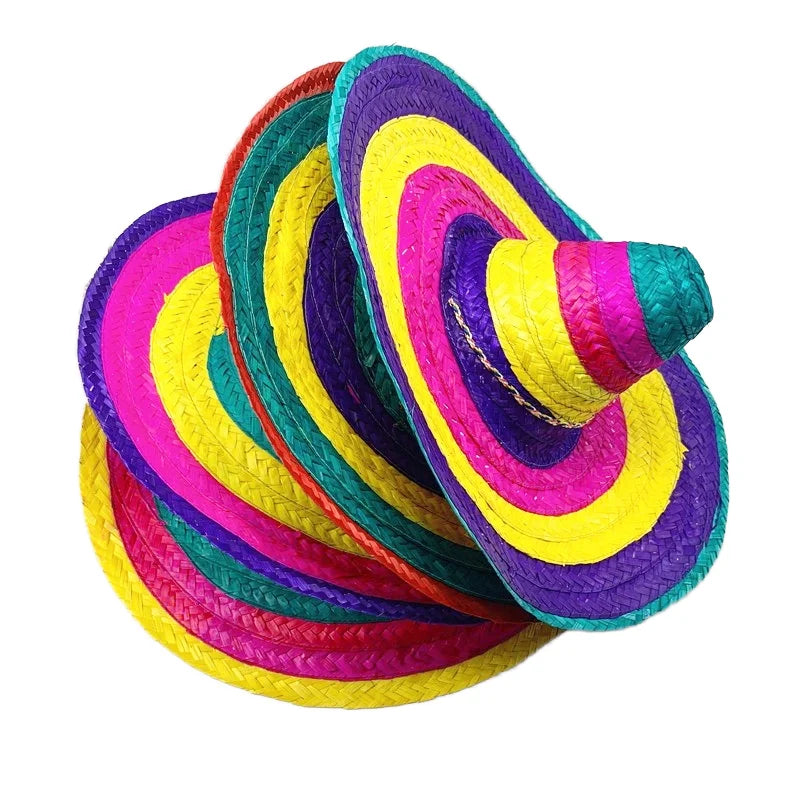 Wholesale Popular Big Mexico Party Customized Paper Sombrero Hats for Outdoor Casual Travel Fishing