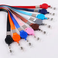 Wholesale Retractable Neck Strap Lanyard With Badge Reel for ID Card Holder