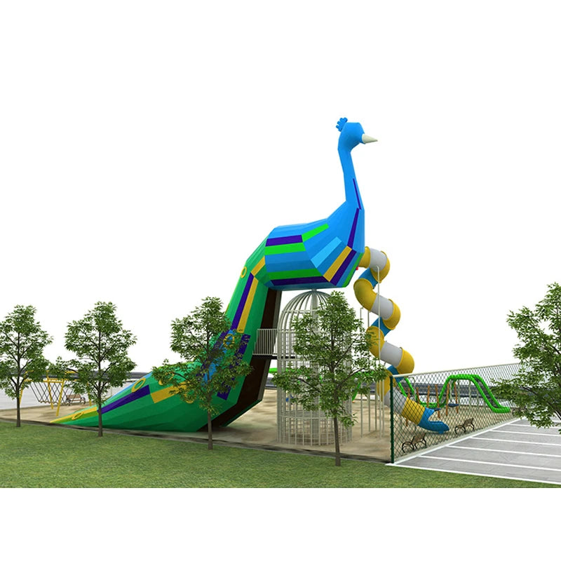 Original Factory Made Outdoor Wooden Playsets Customized Color Design Exercise Learning Features Amusement Plastic Components