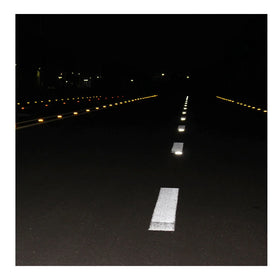 Roadsafe Motorway Makings Len Tachas 3m Freeway Led Solar Cat Eye Reflector Glass Reflective Road Studs