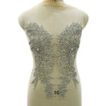 WDP-475 New Arrival 3d Flower Beaded Applique Panel Dress for Prom Night Party