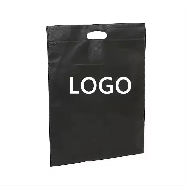 Eco-Friendly Custom Printed Die Cut Handled Non-Woven Shopping Bags Promotional Patterns Custom Logo Custom Size Custom Design