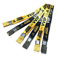 Promotional Gifts Concert Event Wrist Bands Festival Woven Fabric Wristband With Aluminum Tube Sliding Lock