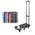 Custom Hotel Airport Transport  200KG 6 Wheel Aluminum Alloy Small Portable Foldable Utility Hand Carts Trolleys Luggage Cart