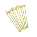 Custom Disposable Bamboo Stir Sticks for Coffee & Tea EU Certified Custom Logo Modern Design Bar Accessories for Cocktail Use