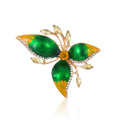DRAG1087 Hot Sale Fashion Enamel Flower Brooch Women Customized Brooch European and American Jewelry Wholesale