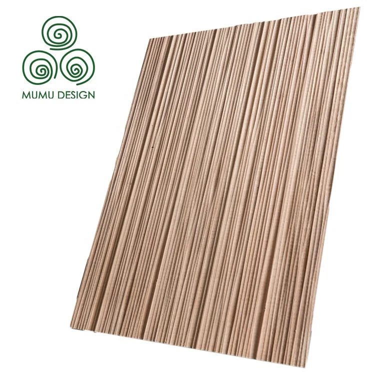 Internal Acoustic Soundproof 3D Diamond Walnut Feature Slat Decorative Wood Veneer Wall Panelling
