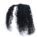 Hot Selling Products 100% Human Remy Virgin Long Hair Deep Curly Wrap Around Ponytail Extensions