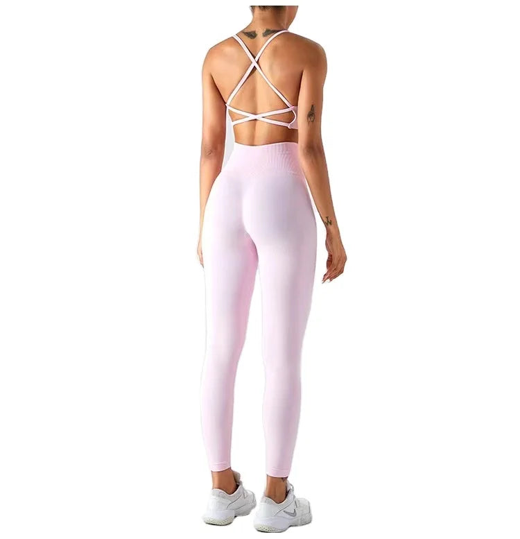 New Seamless Sports Bra Legging High Quality Fitness Yoga Wear Sport Clothing Yoga Vest Fitness Sets Fitness Clothing Women