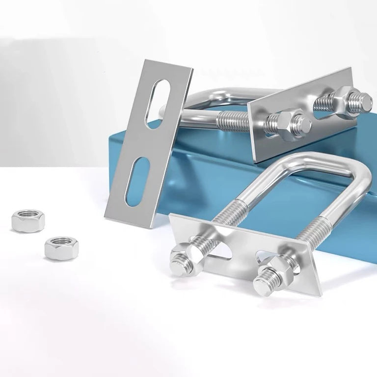 Custom DIN 3570 Type U-Bolt Stainless Steel U-Bolt with Plain Finish for Bending
