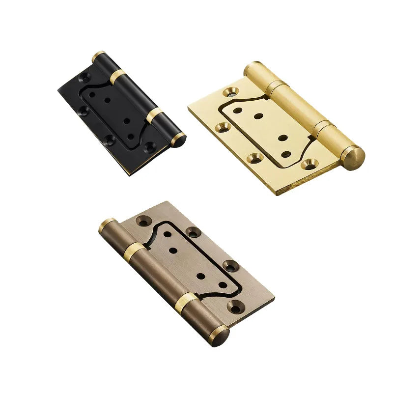 Modern Brass Ball Bearing Wooden Bedroom Mute 4 Inch 5 Inch 3.0 Thickness Door Window Hinges Free Slot Mother Hinge Free