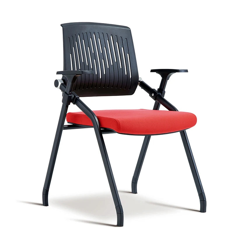 Comfortable Folding Training Office Chair with Writing Table Student Writing Chair for Training Room