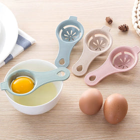 Wholesale Eco-Friendly Plastic Egg Extractor Filter Yolk Sieve with Customized Logo Egg White Yolk Separator