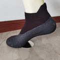 Unisex Custom Rubber Sole 5 Toe Breathable Casual Socks with Anti-Slip Feature Summer Logo on Bottom