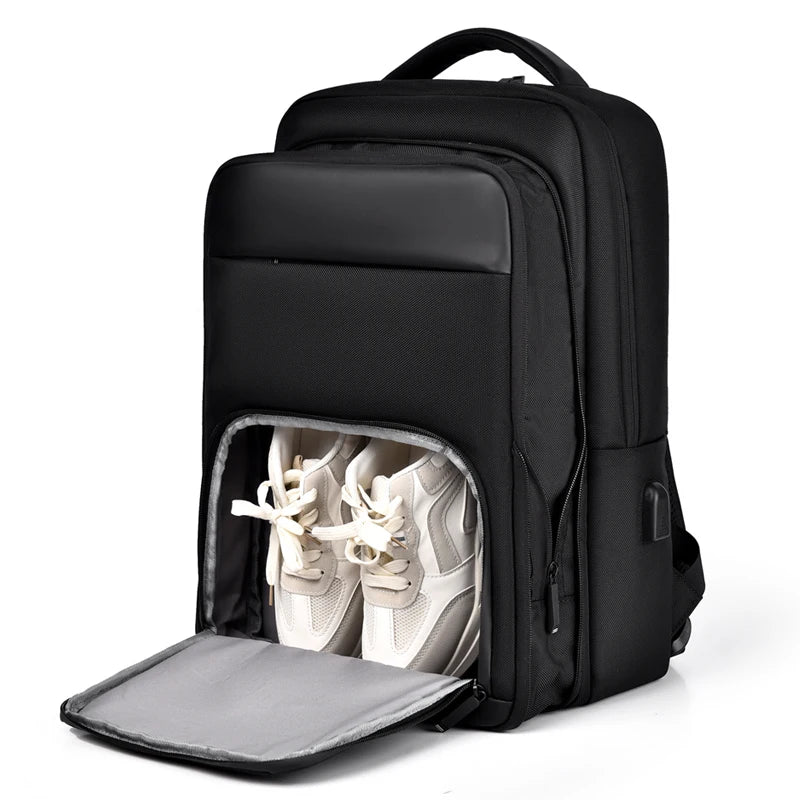 Hot Sale Custom Logo Oxford Zipper Waterproof Student Backpack with USB Multi-function School Travel Promotion