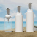 Recyclable Plastic Foaming Pump Bottle 100ml Round Facial Lotion Packaging with Custom Logo Printing