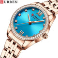 CURREN 9086 Women Watch Top New Luxury Female Waterproof Clock Silver Stainless Steel Bracelet Fashion Lady Wristwatch Gift
